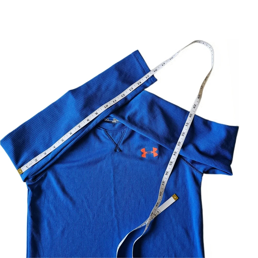 Under Armour Bright Blue Thermal Top Youth MD Loose Fit